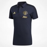 Polo Manchester United 2018 2019 Bleu