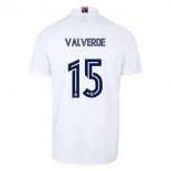 Maillot Real Madrid Domicile NO.15 Valverde 2020 2021 Blanc