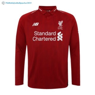 Maillot Liverpool Domicile ML 2018 2019 Rouge Maillot Liverpool Domicile ML 2018 2019 Rouge