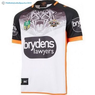 Maillot Rugby Wests Tigers Exterieur 2018 Blanc