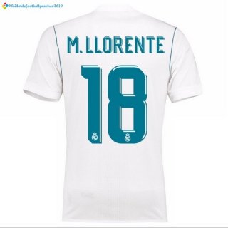 Maillot Real Madrid Domicile M.Llorente 2017 2018