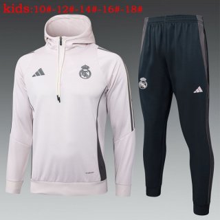 Enfant Sweat Shirt Capuche Real Madrid 2025-2026 Rose Enfant Sweat Shirt Capuche Real Madrid 2025-2026 Rose