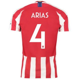 Thailande Maillot Atlético De Madrid NO.4 Arias Domicile 2019 2020 Rouge