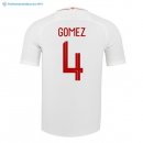 Maillot Angleterre Domicile Gomez 2018 Blanc