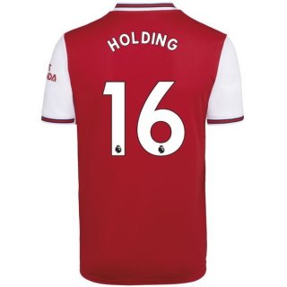 Maillot Arsenal NO.16 Holding Domicile 2019 2020 Rouge Maillot Arsenal NO.16 Holding Domicile 2019 2020 Rouge