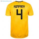 Maillot Belgica Exterieur Kompany 2018 Jaune