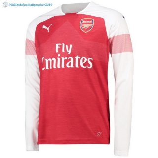 Maillot Arsenal Domicile ML 2018 2019 Rouge Maillot Arsenal Domicile ML 2018 2019 Rouge