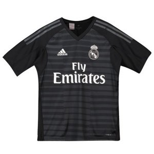 Maillot Real Madrid Domicile Enfant Gardien 2018 2019 Noir
