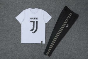 Entrainement Juventus Ensemble Complet 2019 2020 Blanc Noir