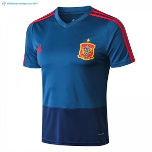 Maillot Entrainement Espagne Ensemble Complet 2018 Bleu