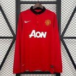 Thailande Maillot M-U Domicile ML Retro 2013-2014
