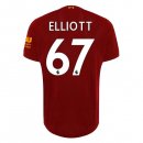 Maillot Liverpool NO.67 Elliott Domicile 2019 2020 Rouge