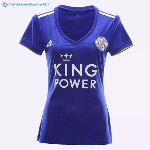 Maillot Leicester City Domicile Femme 2018 2019 Bleu