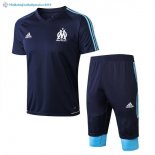 Maillot Entrainement Marseille Ensemble Complet 2018 2019 Bleu Marine