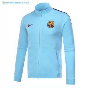 Veste Barcelona 2017 2018 Bleu Clair