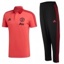 Polo Manchester United Ensemble Complet 2018 2019 Rouge