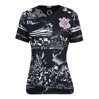 Thailande Maillot Corinthians Paulista Third Femme 2019 2020 Noir Thailande Maillot Corinthians Paulista Third Femme 2019 2020 Noir