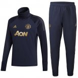 Survetement Enfant Manchester United 2018 2019 Bleu Oro