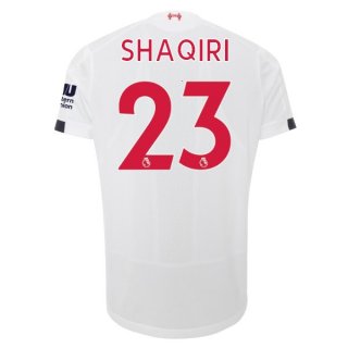 Maillot Liverpool NO.23 Shaqiri Exterieur 2019 2020 Blanc Maillot Liverpool NO.23 Shaqiri Exterieur 2019 2020 Blanc