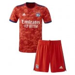 Maillot Lyon Exterieur Enfant 2021 2022 Rouge