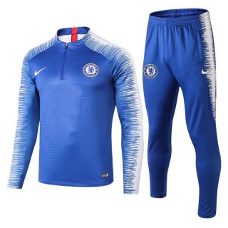 Survetement Enfant Chelsea 2018 2019 Bleu Blanc