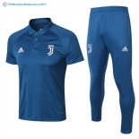 Polo Juventus Ensemble Complet 2017 2018 Bleu