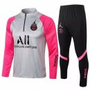 Survetement Paris Saint Germain 2021 2022 Gris Rose Noir