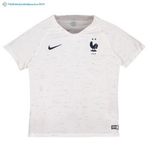 Maillot France Exterieur Enfant 2018 Blanc