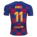 Maillot Barcelona NO.11 O.Dembele Domicile 2019 2020 Bleu Rouge