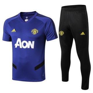 Entrainement Manchester United Ensemble Complet 2019 2020 Bleu Entrainement Manchester United Ensemble Complet 2019 2020 Bleu