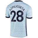 Maillot Chelsea NO.28 Azpilicueta Exterieur 2020 2021 Bleu