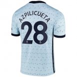 Maillot Chelsea NO.28 Azpilicueta Exterieur 2020 2021 Bleu