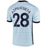 Maillot Chelsea NO.28 Azpilicueta Exterieur 2020 2021 Bleu