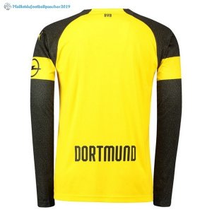 Maillot Borussia Dortmund Domicile ML 2018 2019 Jaune