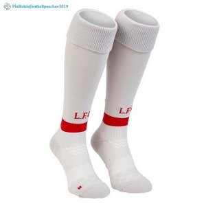 Chaussette Liverpool Third 2018 2019 Blanc