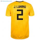 Maillot Belgica Exterieur J.lukaku 2018 Jaune