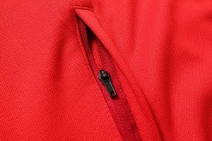 Survetement Manchester United 2018 2019 Rouge Gris