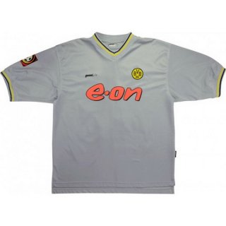 Thailande Maillot Borussia Dortmund Replica Exterieur Retro 2000 Gris