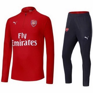 Survetement Arsenal 2018 2019 Rouge Gris