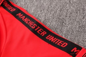 Polo Ensemble Complet Manchester United 2019 2020 Rouge Noir