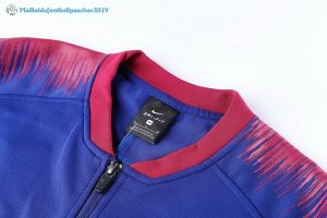 Survetement Barcelona 2018 2019 Bleu Rouge