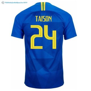 Maillot Brésil Exterieur Taison 2018 Bleu Maillot Brésil Exterieur Taison 2018 Bleu