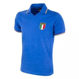 Maillot Italy Copa Domicile Retro 1982 Bleu