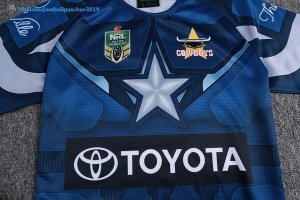 Maillot Rugby Cowboys Bleu 2017 2018