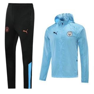 Coupe Vent Manchester City Ensemble Complet 2021 2022 Bleu Clair