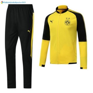 Survetement Borussia Dortmund 2017 2018 Noir Jaune Marine