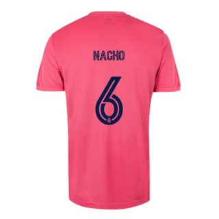 Maillot Real Madrid Exterieur NO.6 Nacho 2020 2021 Rose