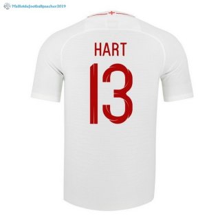 Maillot Angleterre Domicile Hart 13 2018 Blanc