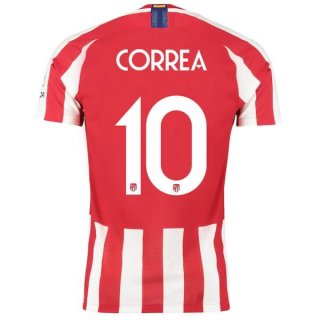 Thailande Maillot Atlético De Madrid NO.10 Correa Domicile 2019 2020 Rouge Thailande Maillot Atlético De Madrid NO.10 Correa Domicile 2019 2020 Rouge