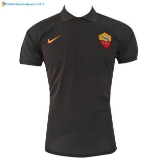 Polo AS Roma 2017 2018 Noir Polo AS Roma 2017 2018 Noir
